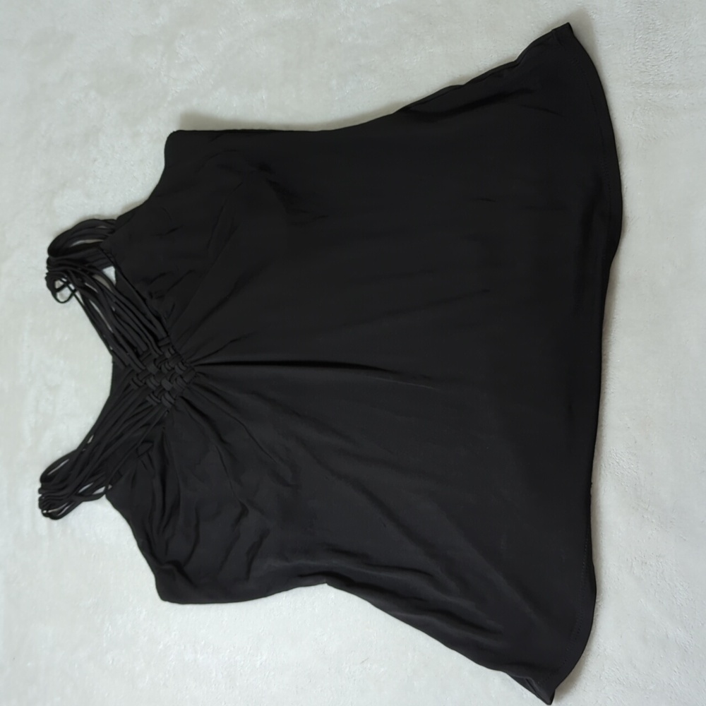 Sioni M bra top v neck dressy soft knit EUC